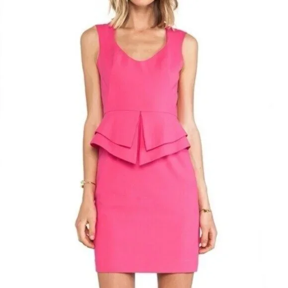 barbie peplum dress PINK SEQUINS BARBIE PEPLUM DRESS